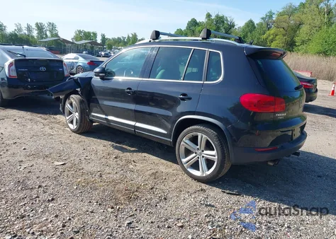 2014 Volkswagen Tiguan R-Line из США, поврежденный, VIN WVGBV3AX5EW560393